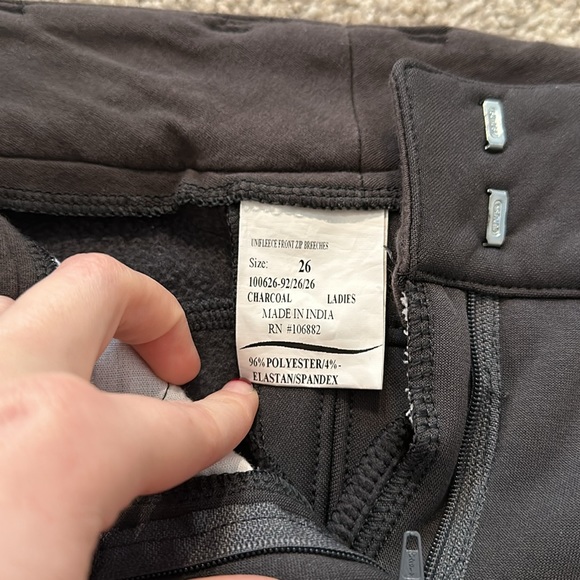 Gutos ladies unifleece front zip breeches size 26 - Picture 4 of 4